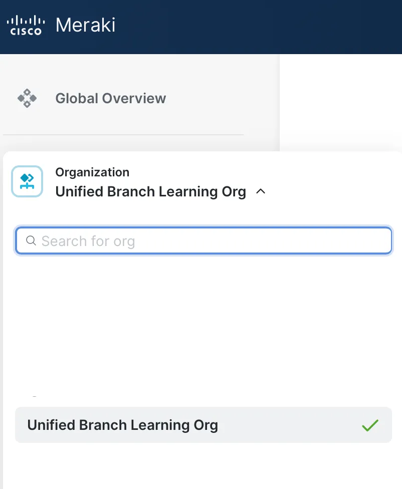 Created Branches in the Organization