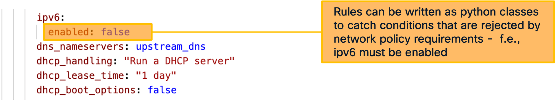 NaC Validate rules