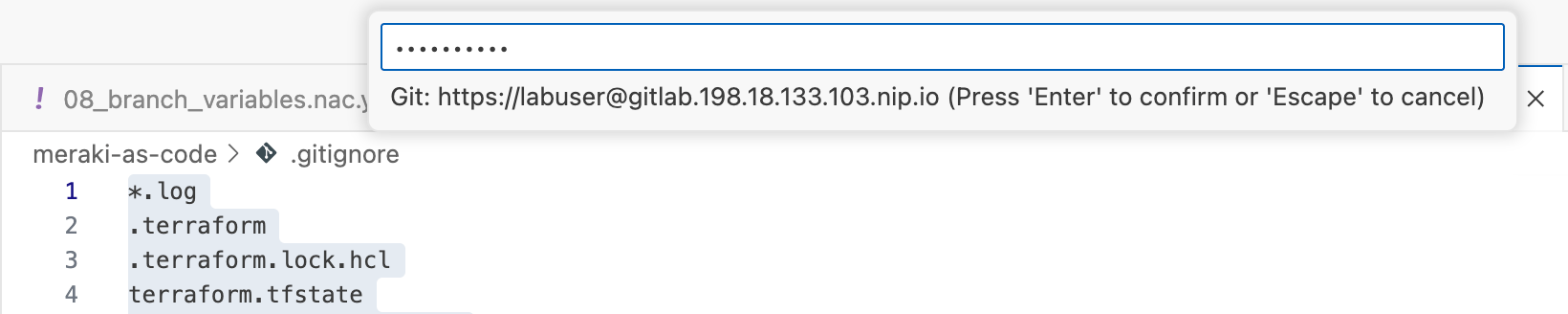 GitLab Repository After Push