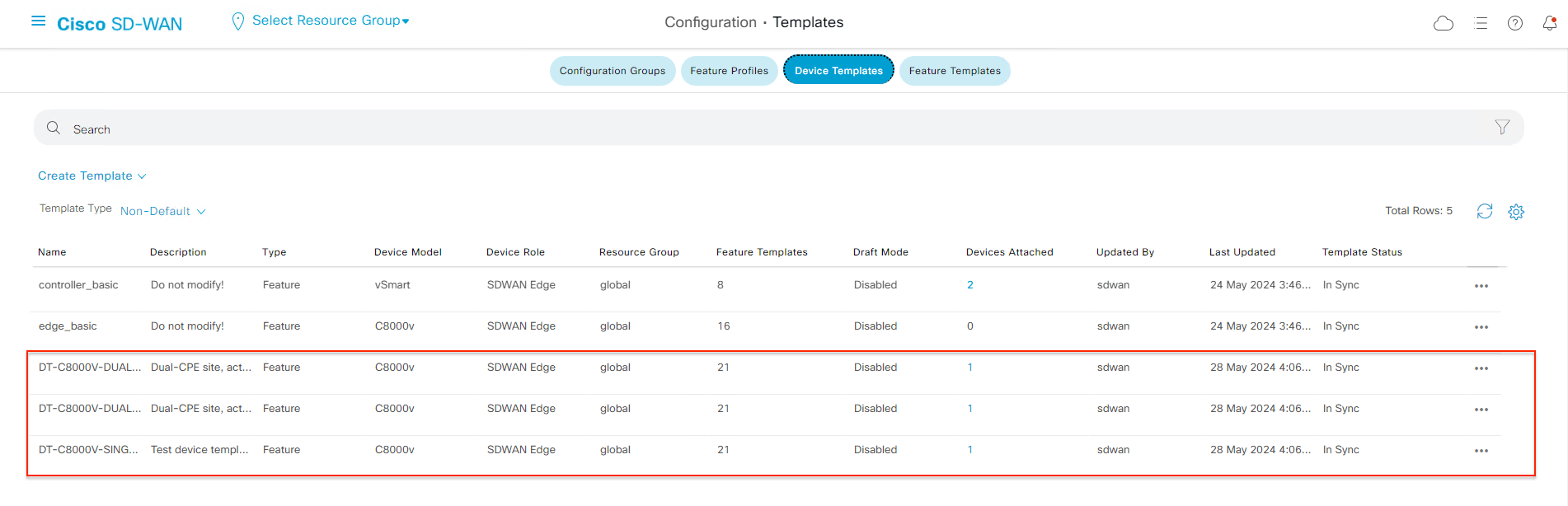 Device Templates Day 1
