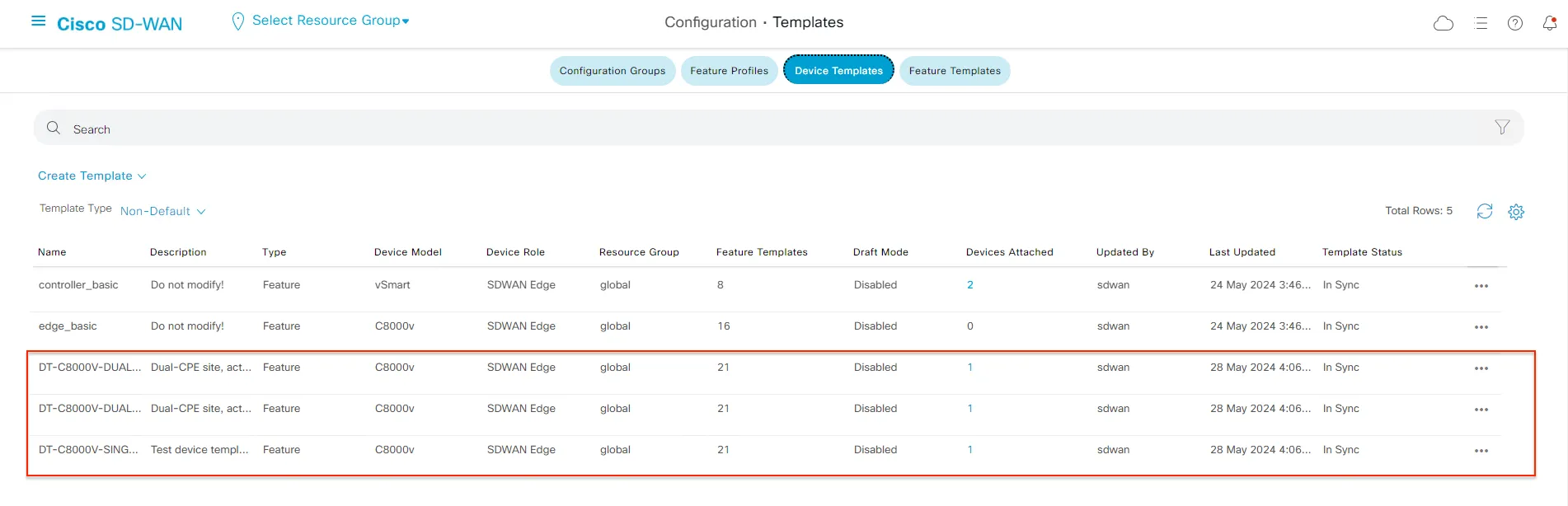 Device Templates Day 1