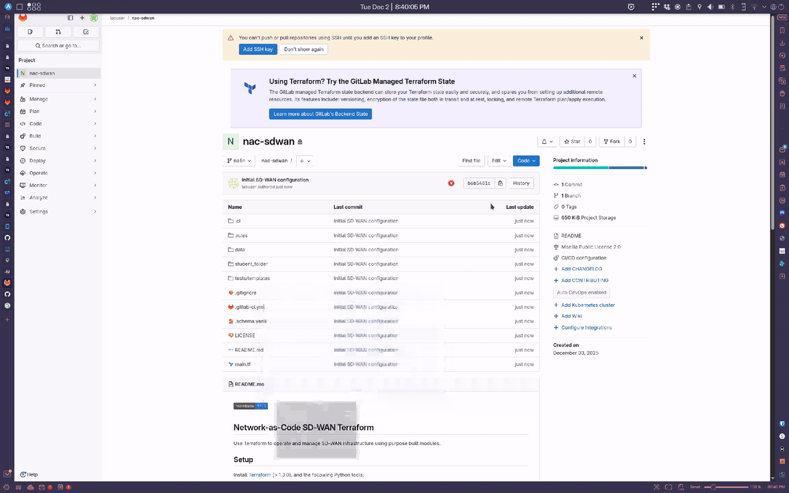 Create GitLab Access Token