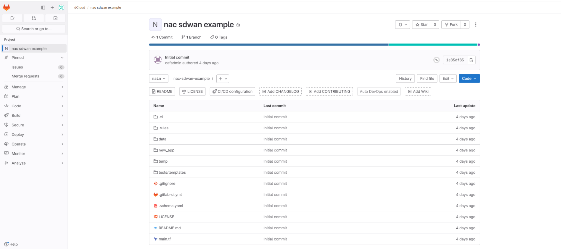 GitLab SD-WAN Project
