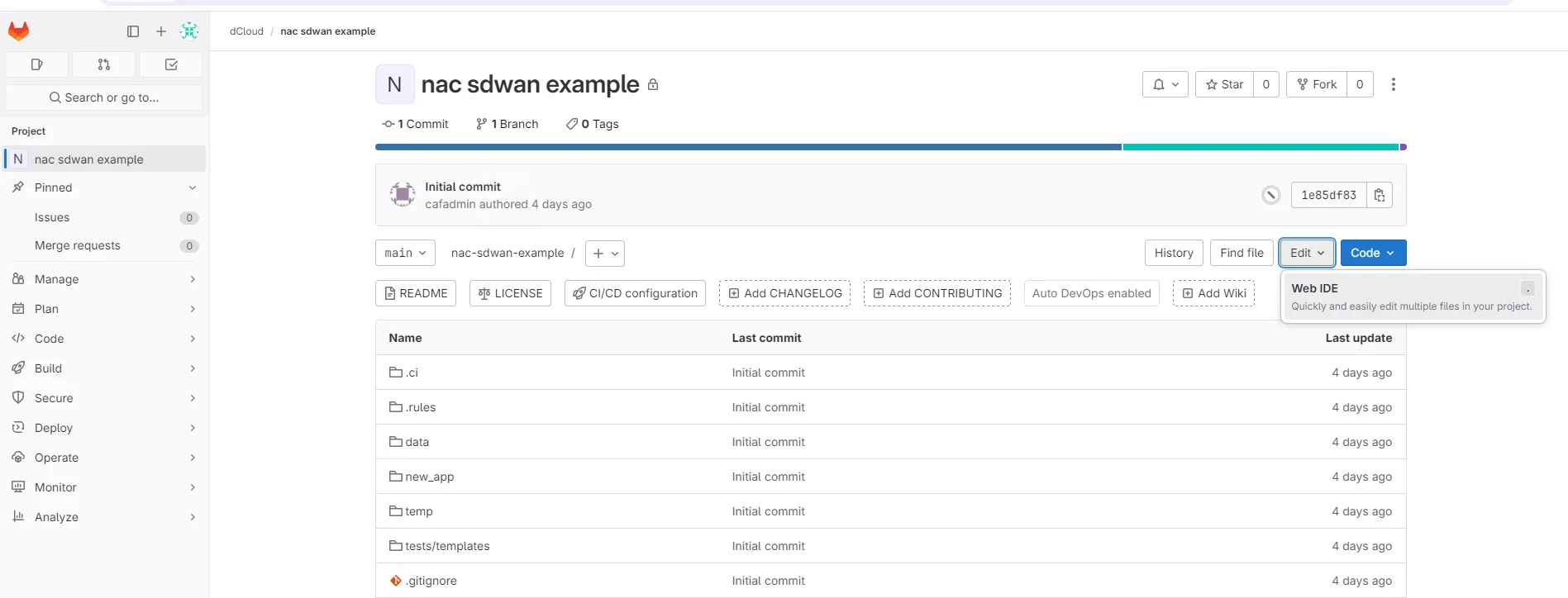 GitLab Web IDE