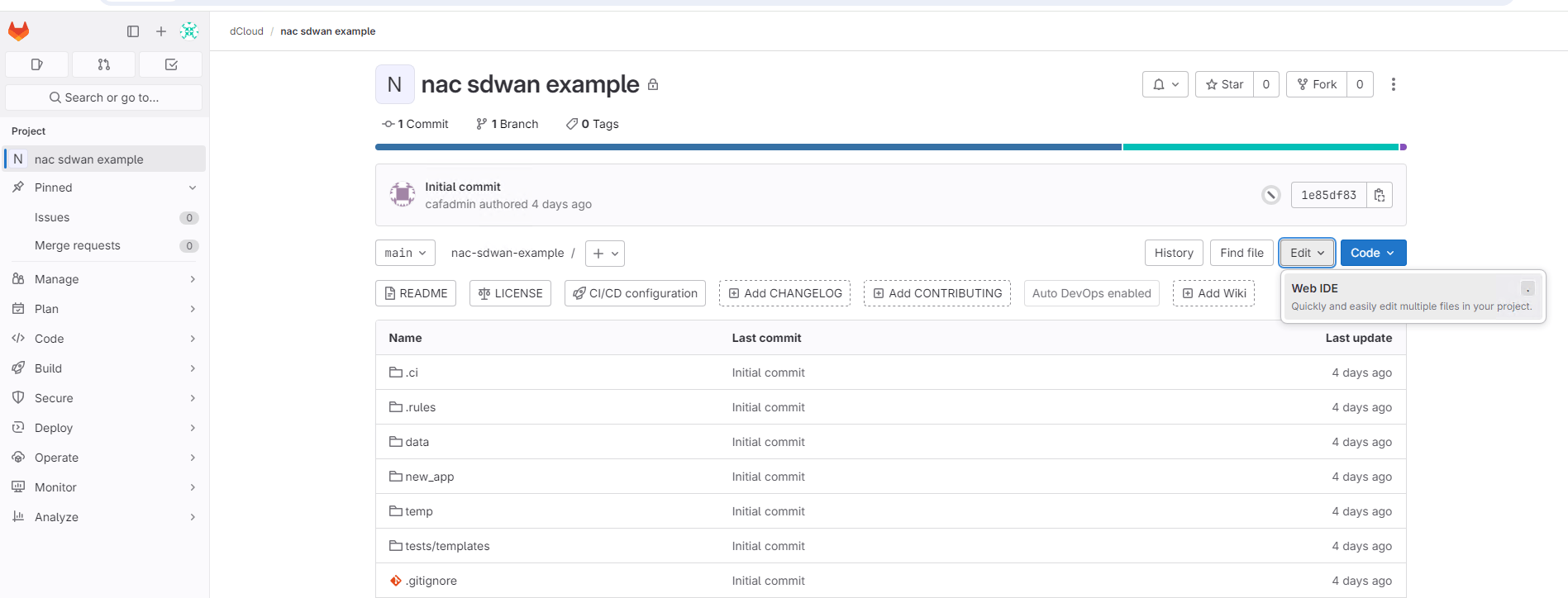 GitLab Web IDE
