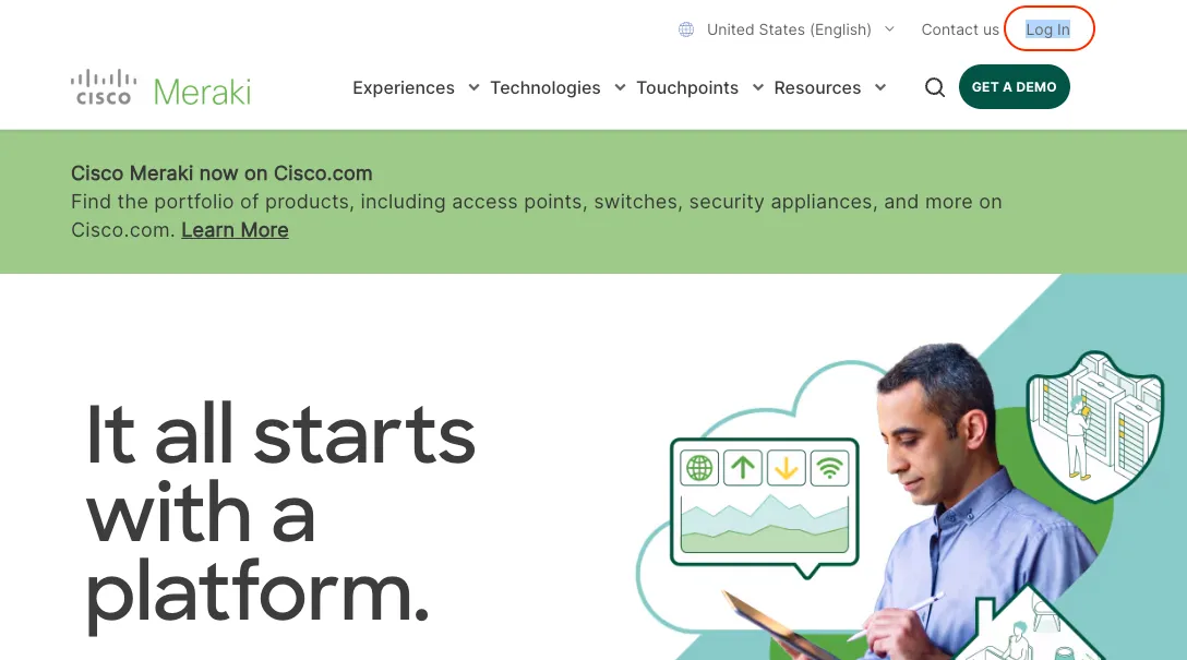 Meraki Dashboard Signup