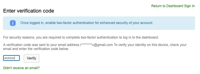 Meraki Dashboard Signup