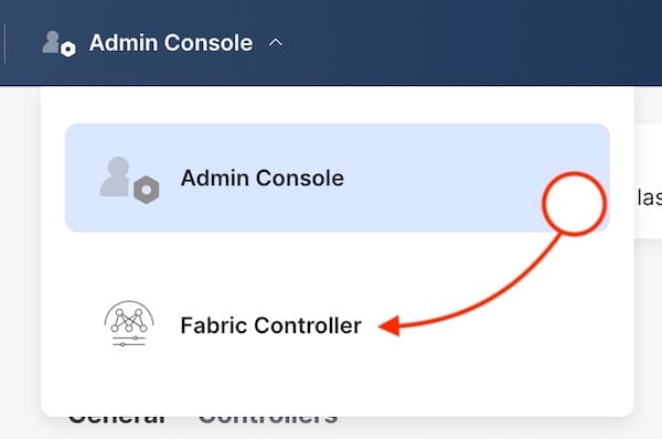 Nexus Dashboard Fabric View