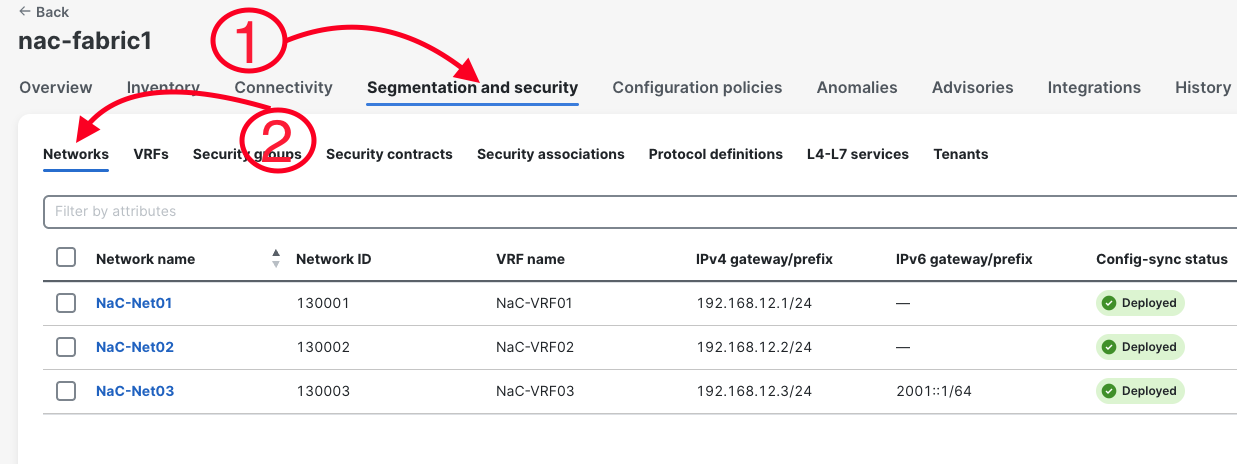 Nexus Dashboard Network Configuration