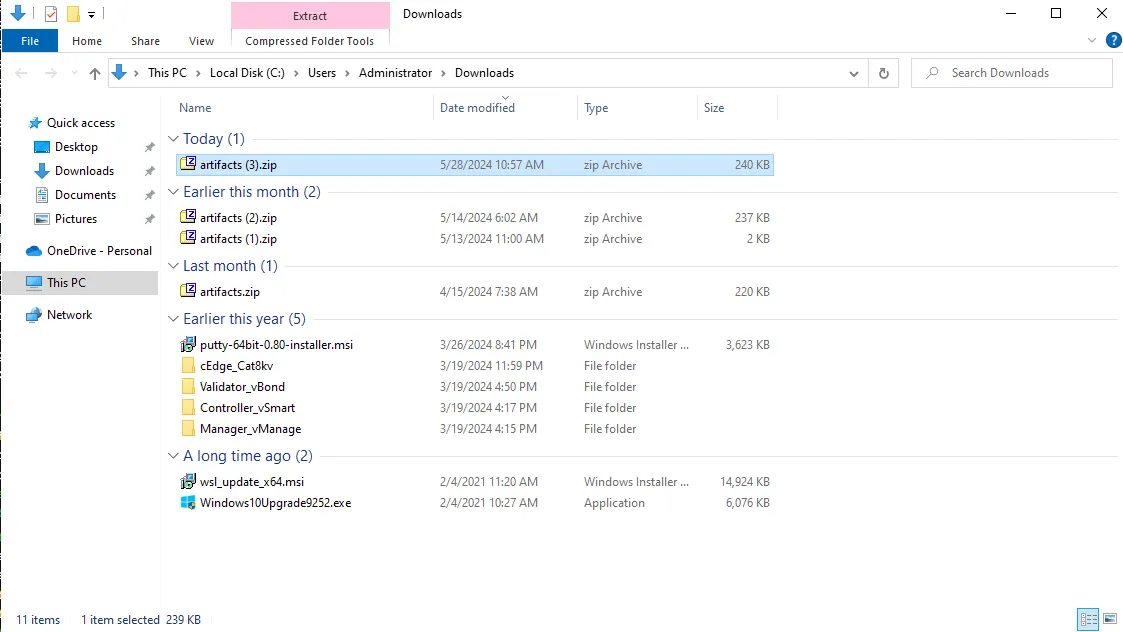 open-zip-artefacts