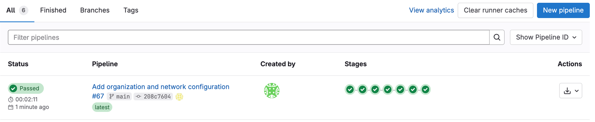 Pipeline Stages