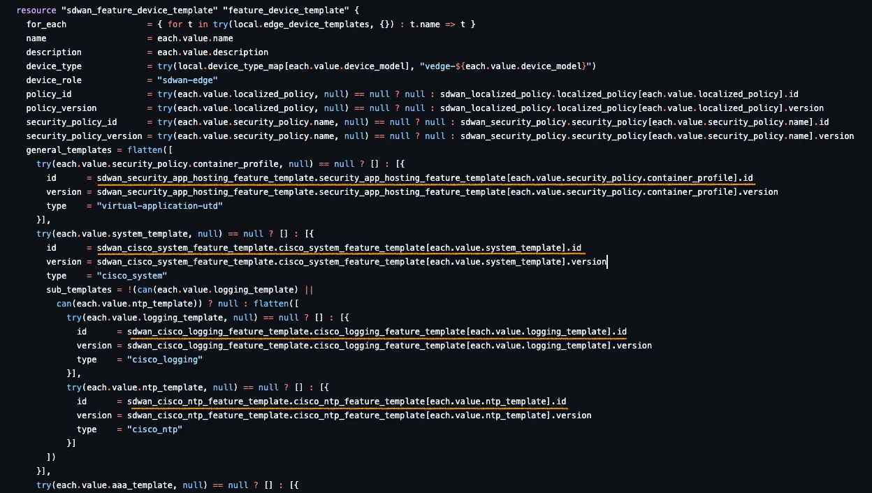 Terraform Module for Device Template